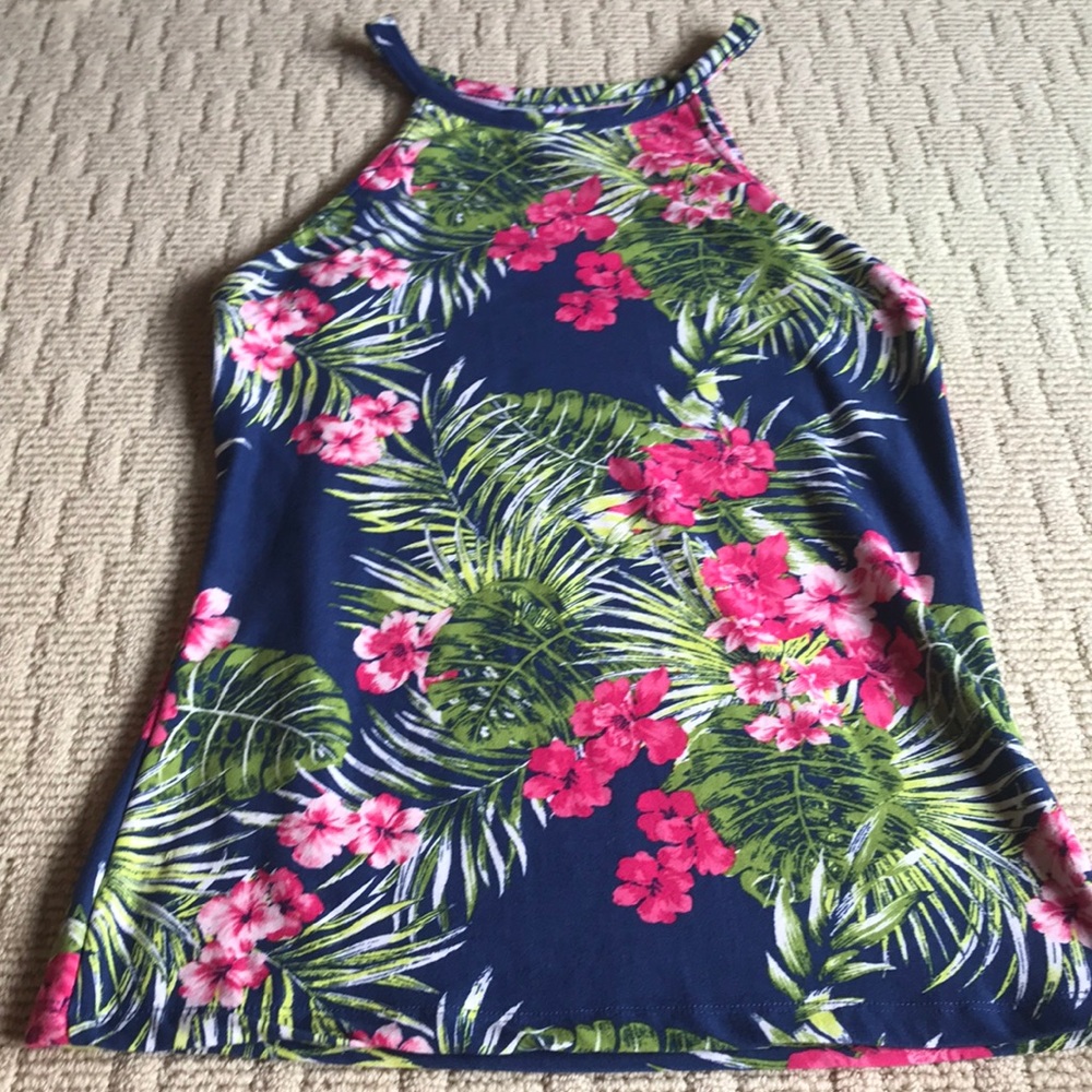 Cute floral tank top